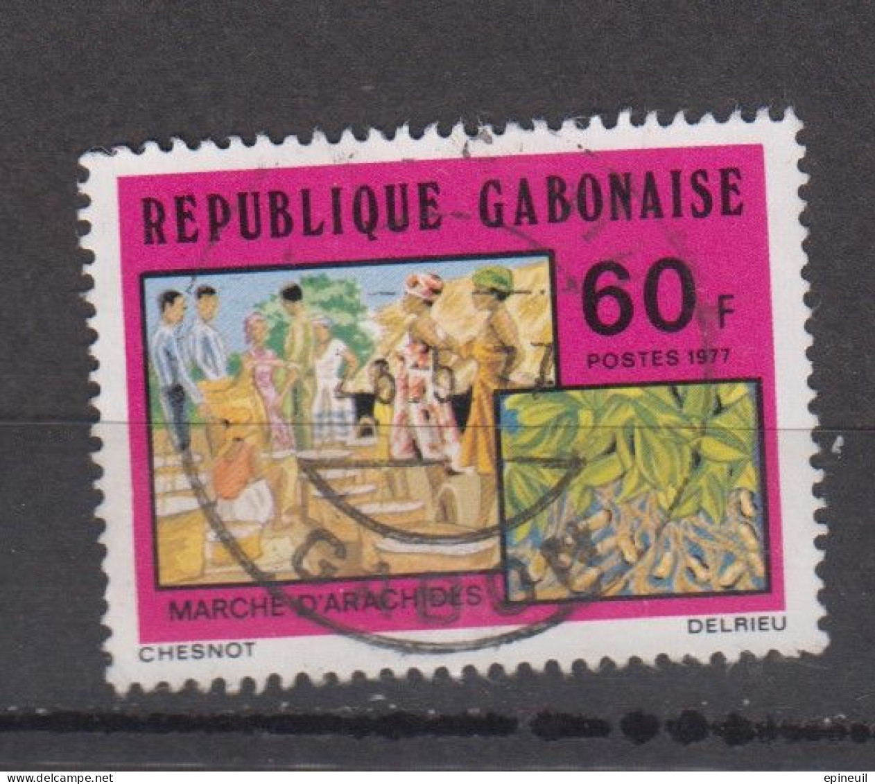 GABON ° 1977 YT N° 371 - Gabon (1960-...)