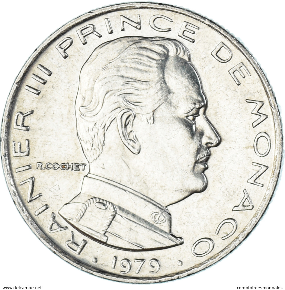 Monnaie, Monaco, 1/2 Franc, 1979 - 1960-2001 Nouveaux Francs