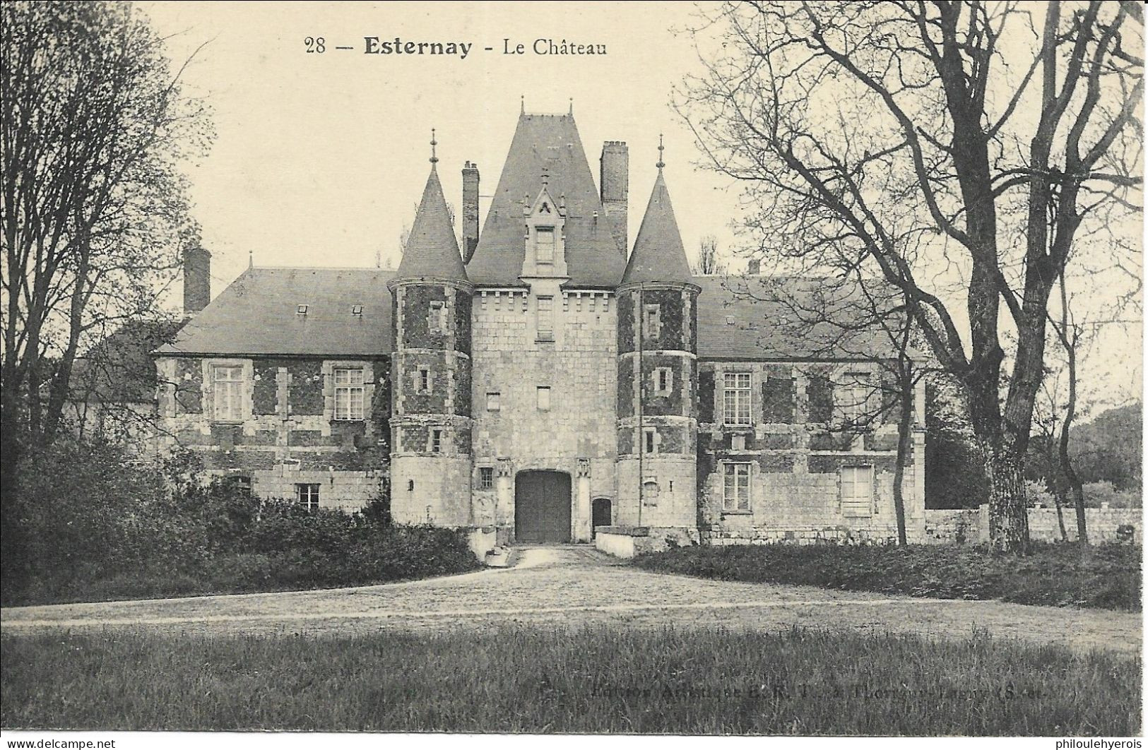 CPA 51 ESTERNAY Le Château Neuve - Esternay