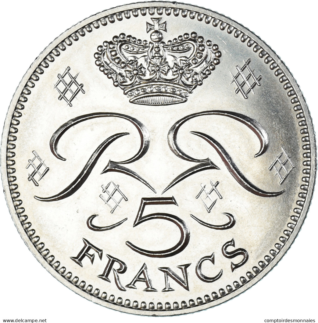 Monnaie, Monaco, 5 Francs, 1979 - 1960-2001 Nouveaux Francs