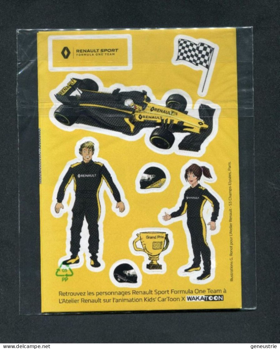 Programme Officiel Avec Stickers Autocollant "L'Atelier Renault Octobre / Décembre 2017 - Renault Sport Formula One" - Car Racing - F1