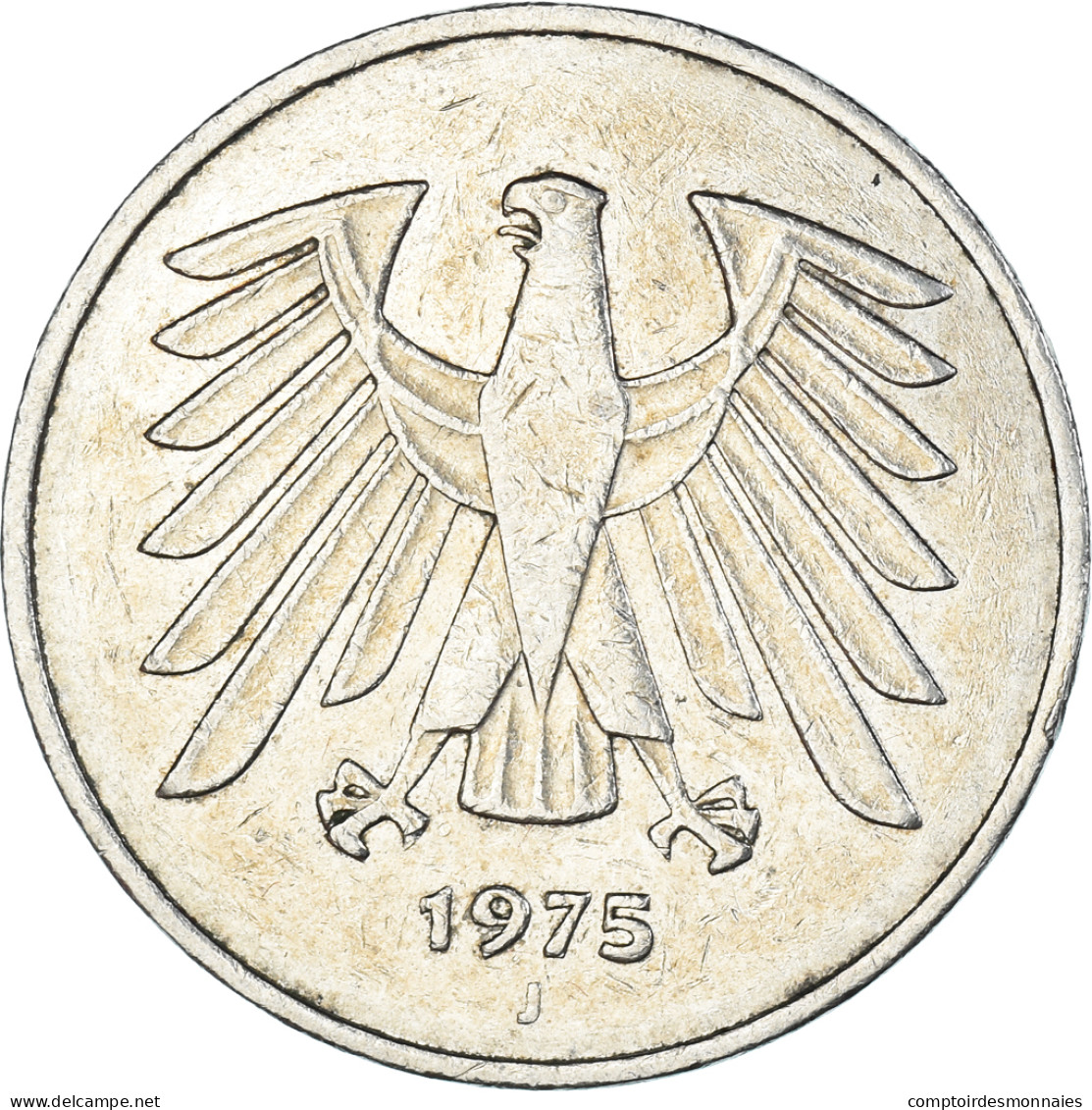 Monnaie, Allemagne, 5 Mark, 1975 - 5 Mark