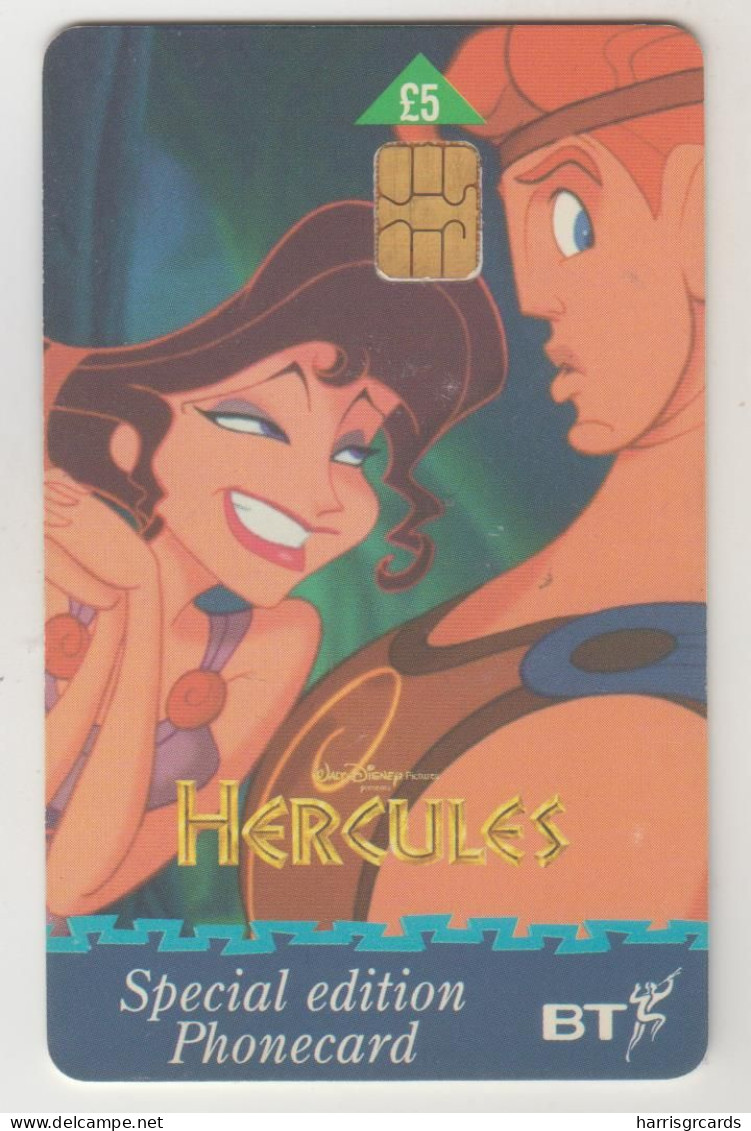 UK - Hercules & Megara Disney, BCC, 03/99, 5 £, Used - BT General