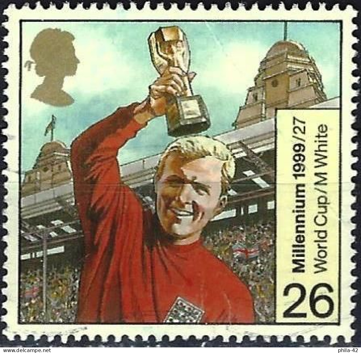 Great-Britain 1999 - Mi 1810 - YT 2101 ( World Football Cup, Wembley ) - 1966 – England