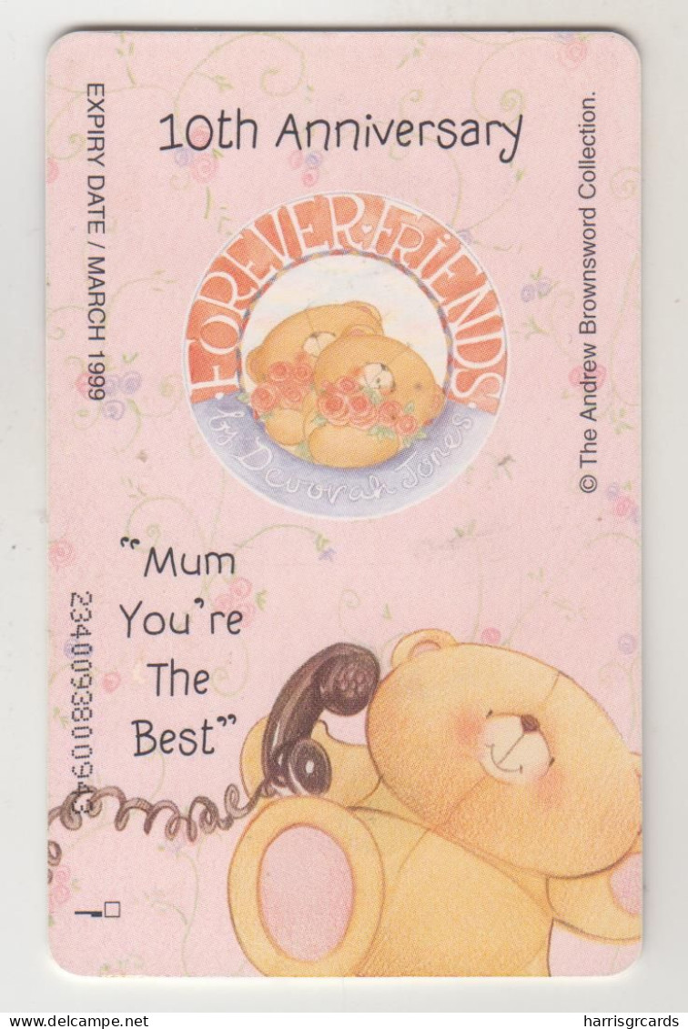 UK - Forever Friends , "Mum You're The Best", BCC-071, 03/99, 2 £, Used - BT General