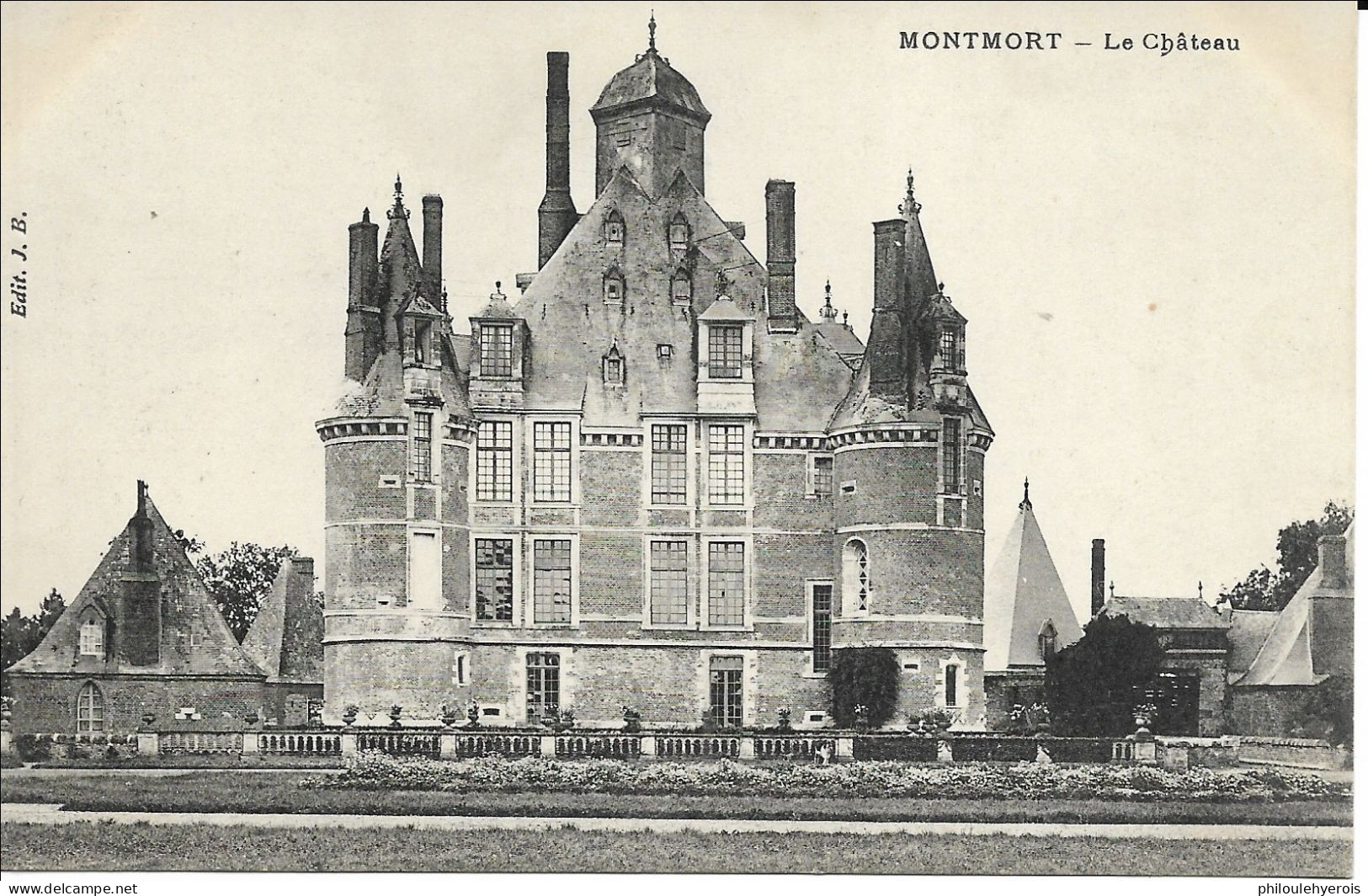 CPA 51 MONTMORT Le Château Superbe Neuve - Montmort Lucy