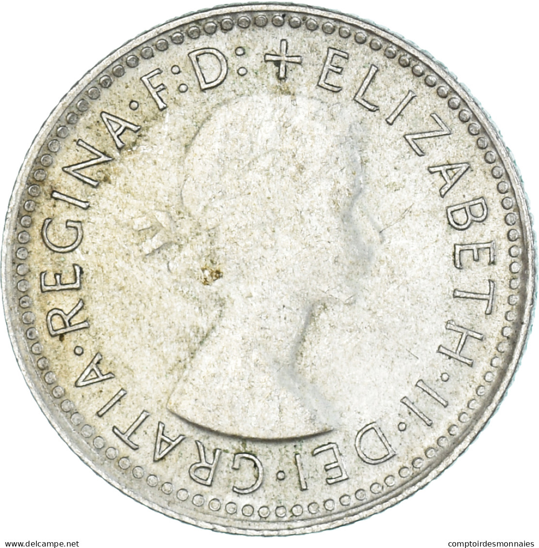 Monnaie, Australie, Sixpence, 1958 - Sixpence