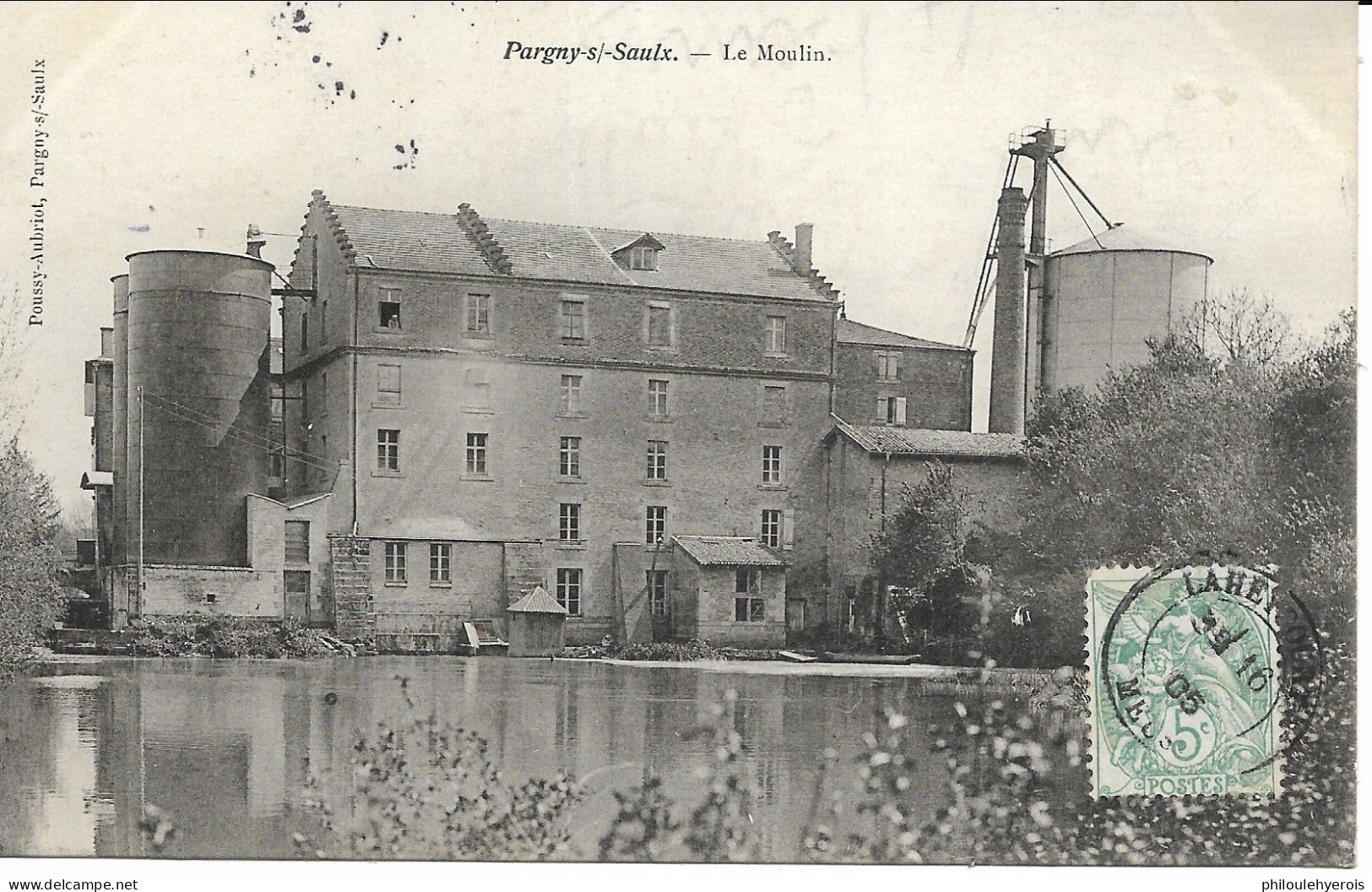 CPA 51 PARGNY SUR SAULX Le Moulin écrite En 1905 Superbe - Pargny Sur Saulx