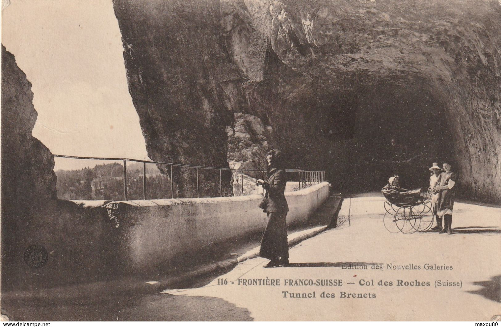 Frontière Franco-Suisse  -  Col Des Roches , Tunnel Des Brenets - Roches