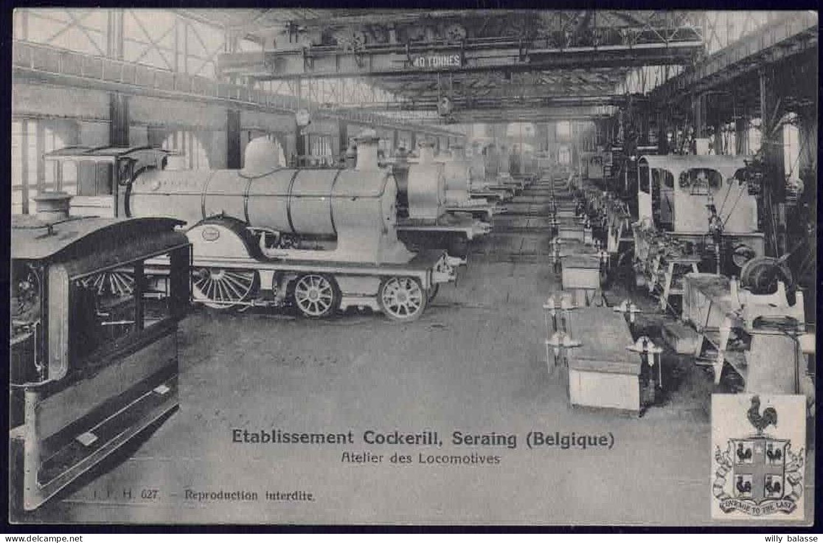 +++ CPA - SERAING - Etablissements Cockerill - Atelier Des Locomotives   // - Seraing