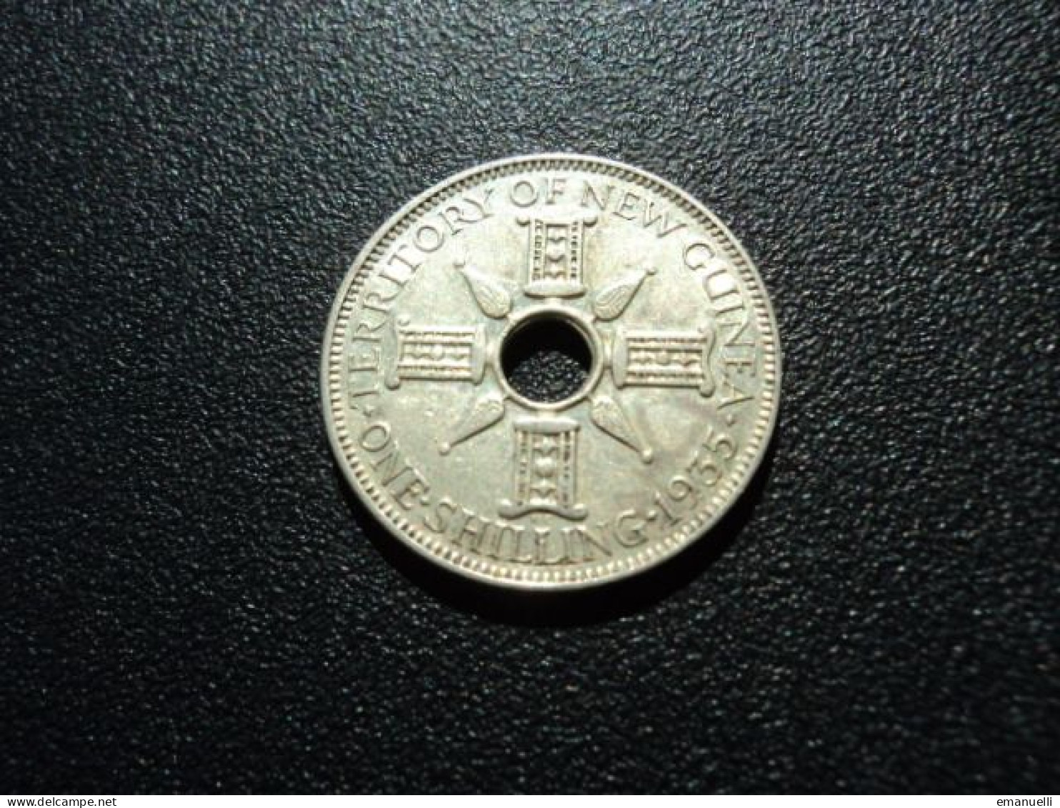 NOUVELLE GUINÉE : COLONIE AUSTRALIENNE : 1 SHILLING   1935   KM 5 *    SUP+ - Papuasia Nuova Guinea