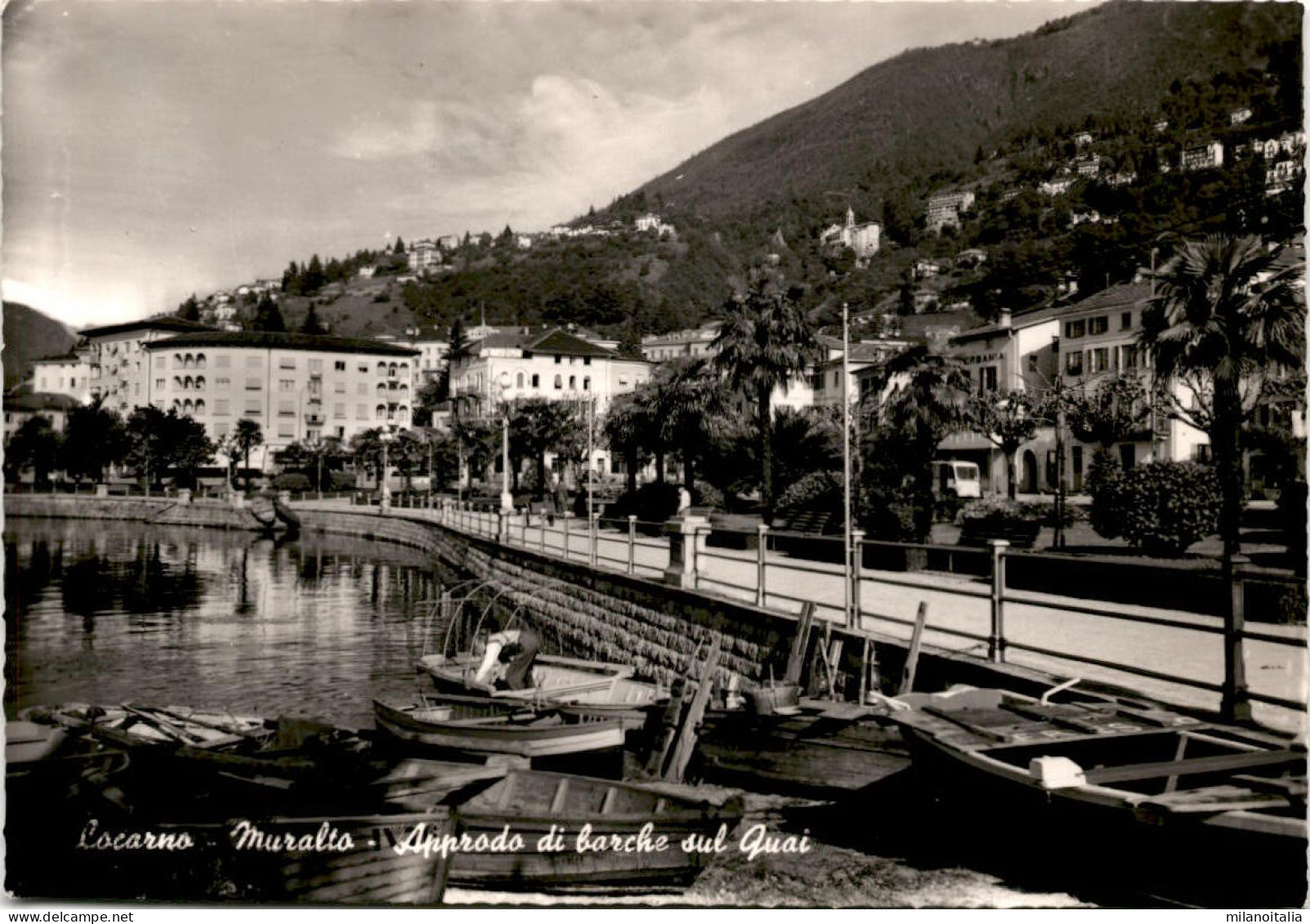 Locarno - Muralto - Approdo Di Barche Sul Quai (23) - Muralto