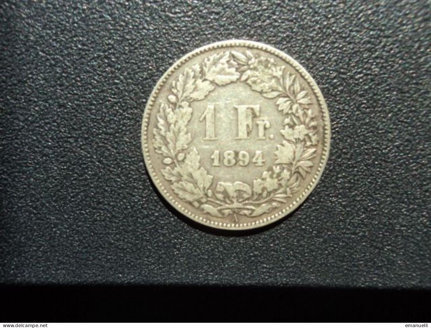 SUISSE : 1 FRANC   1894 A    KM 24     TB+ / TTB - 1 Franken