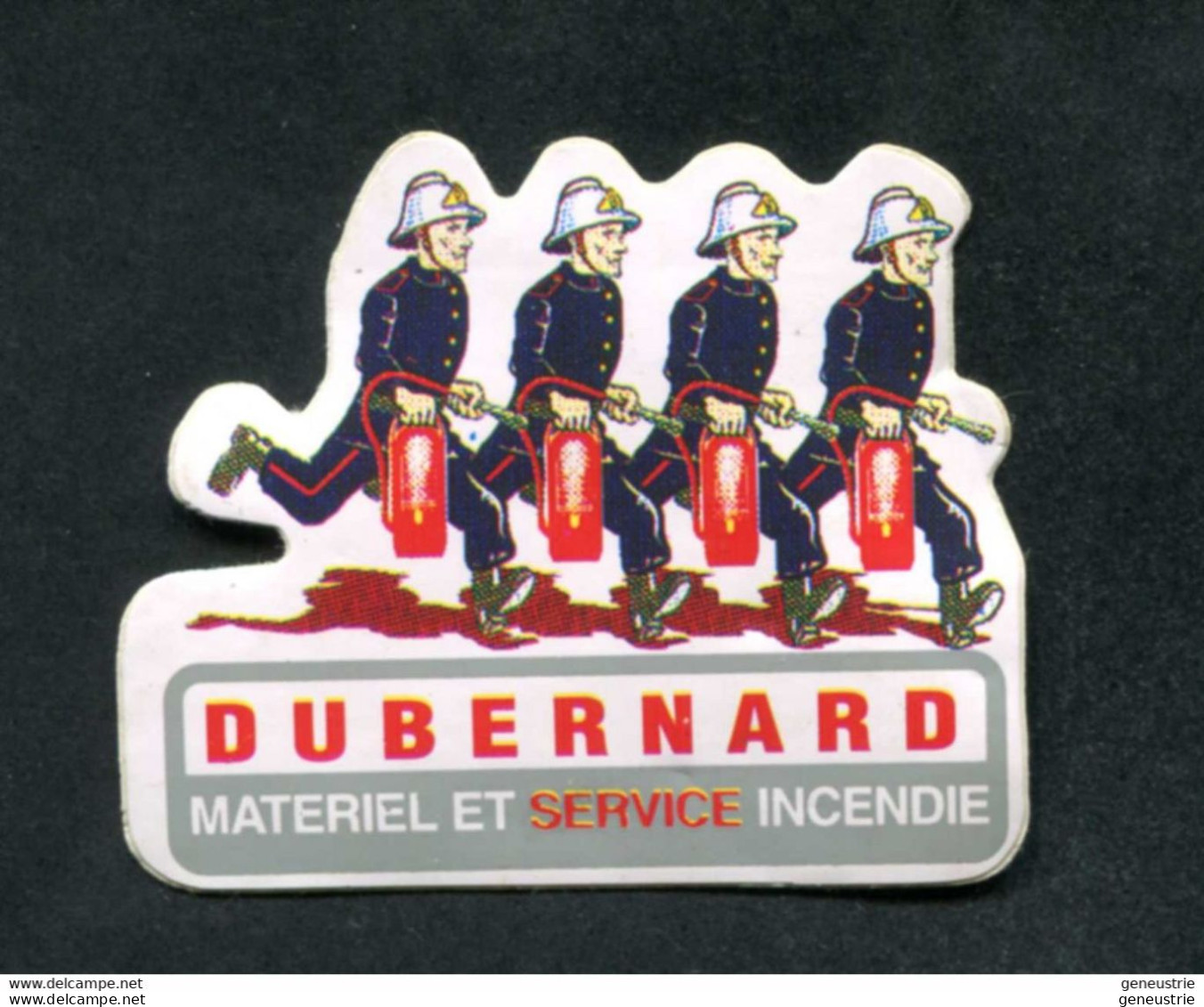 Petit Sticker Autocollant Pompier "Dubernard  - Matériel Et Service Incendie" 78 Houilles - Sapeurs Pompiers - Feuerwehr