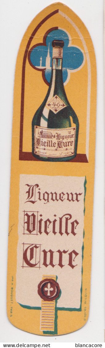 Marque Page Signet Liqueur Vielle Cure & Cordial Médoc à Bordeaux - Marque-Pages