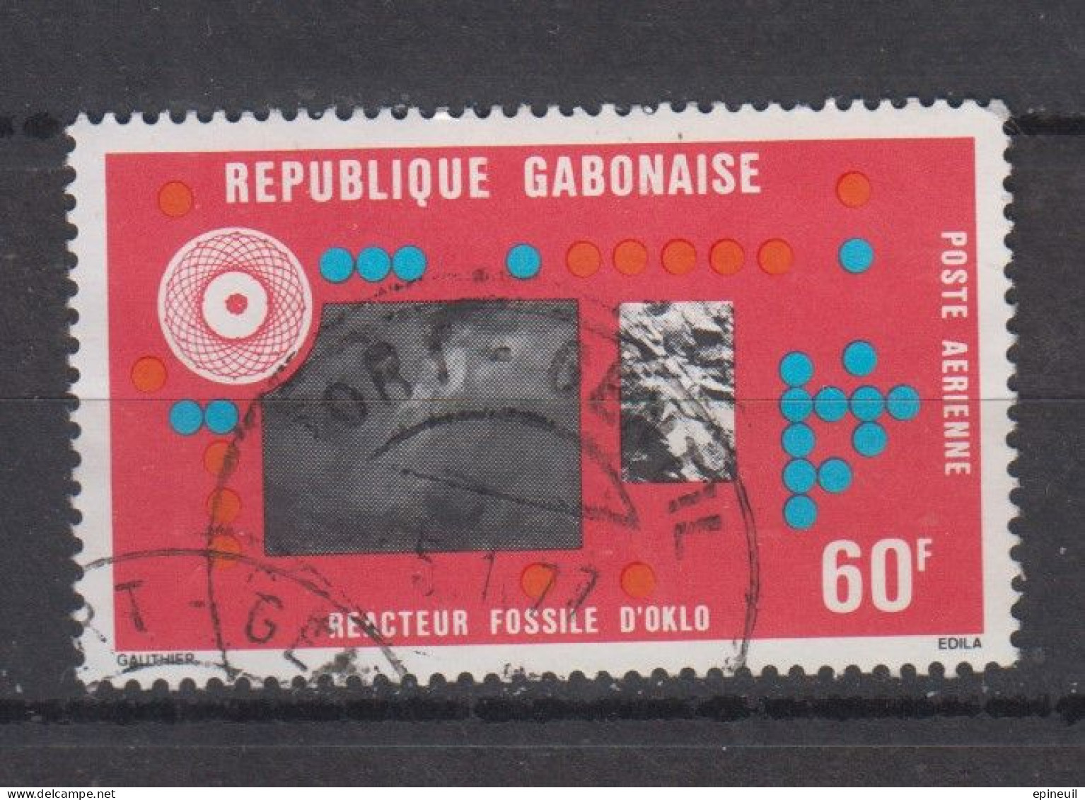 GABON ° 1976 YT N° AVION 190 - Gabon (1960-...)