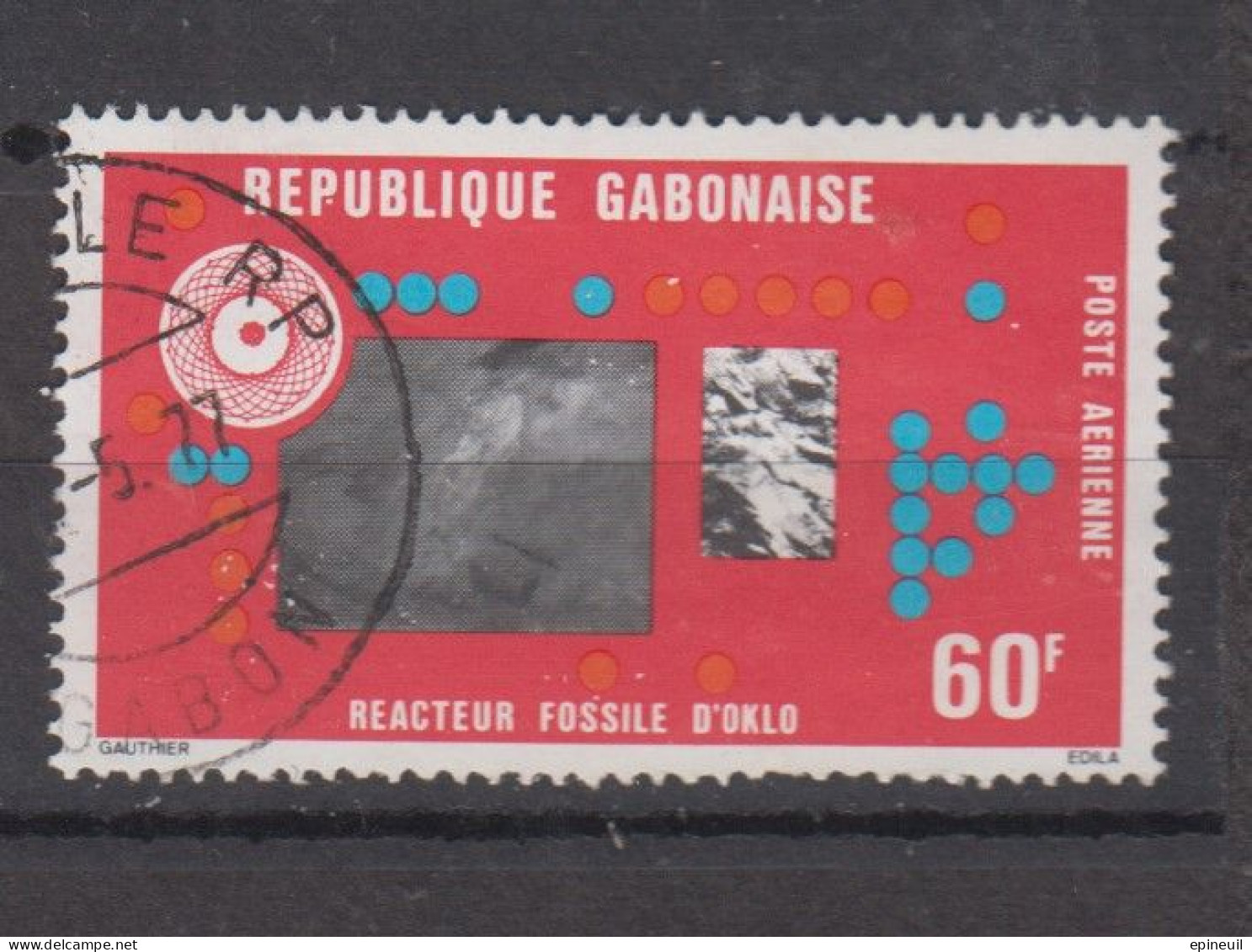 GABON ° 1976 YT N° AVION 190 - Gabon (1960-...)