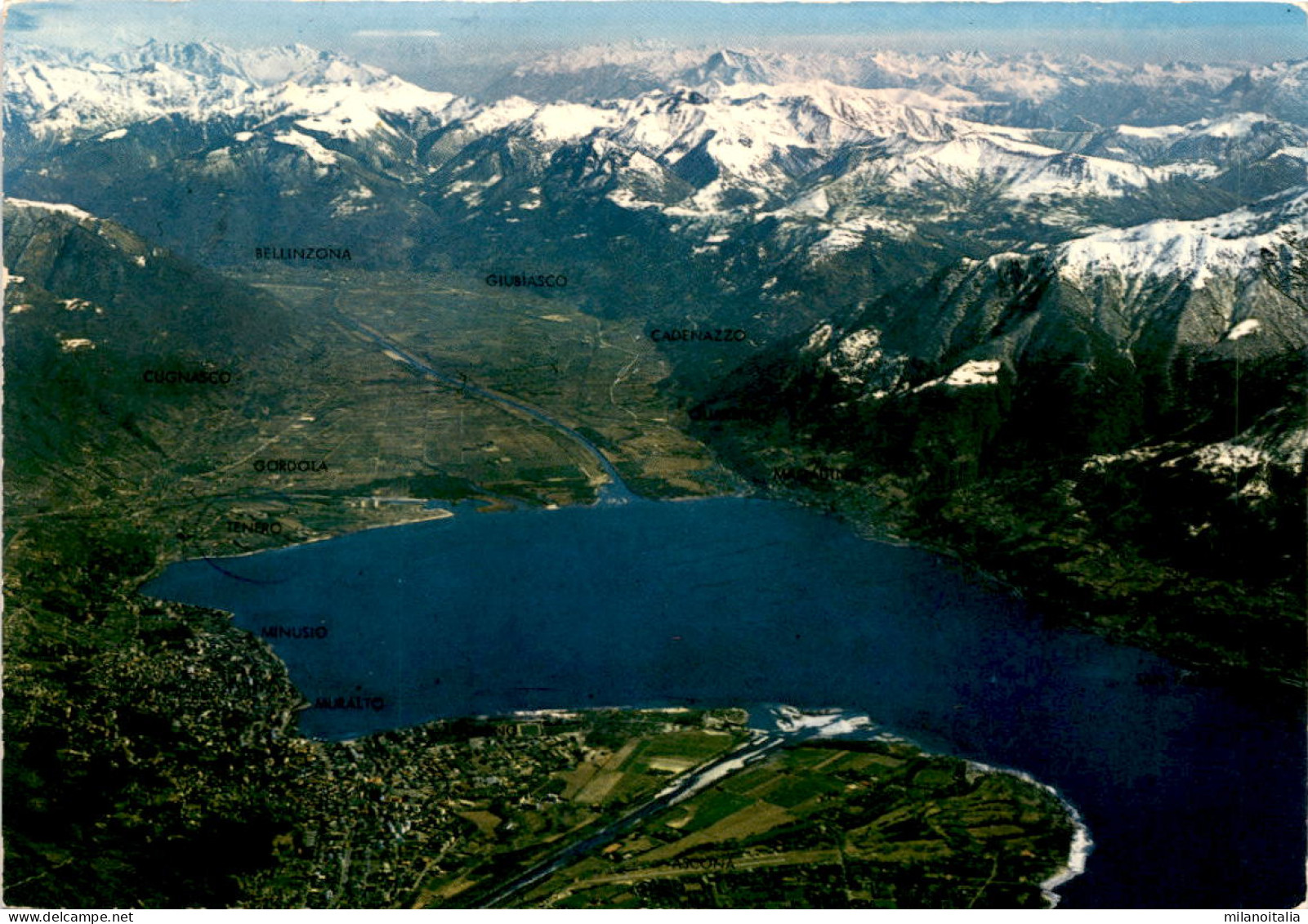 Il Locarnese E Piano Di Magadino Con Il Lago Maggiore (11924) * 21. 6. 1979 - Magadino