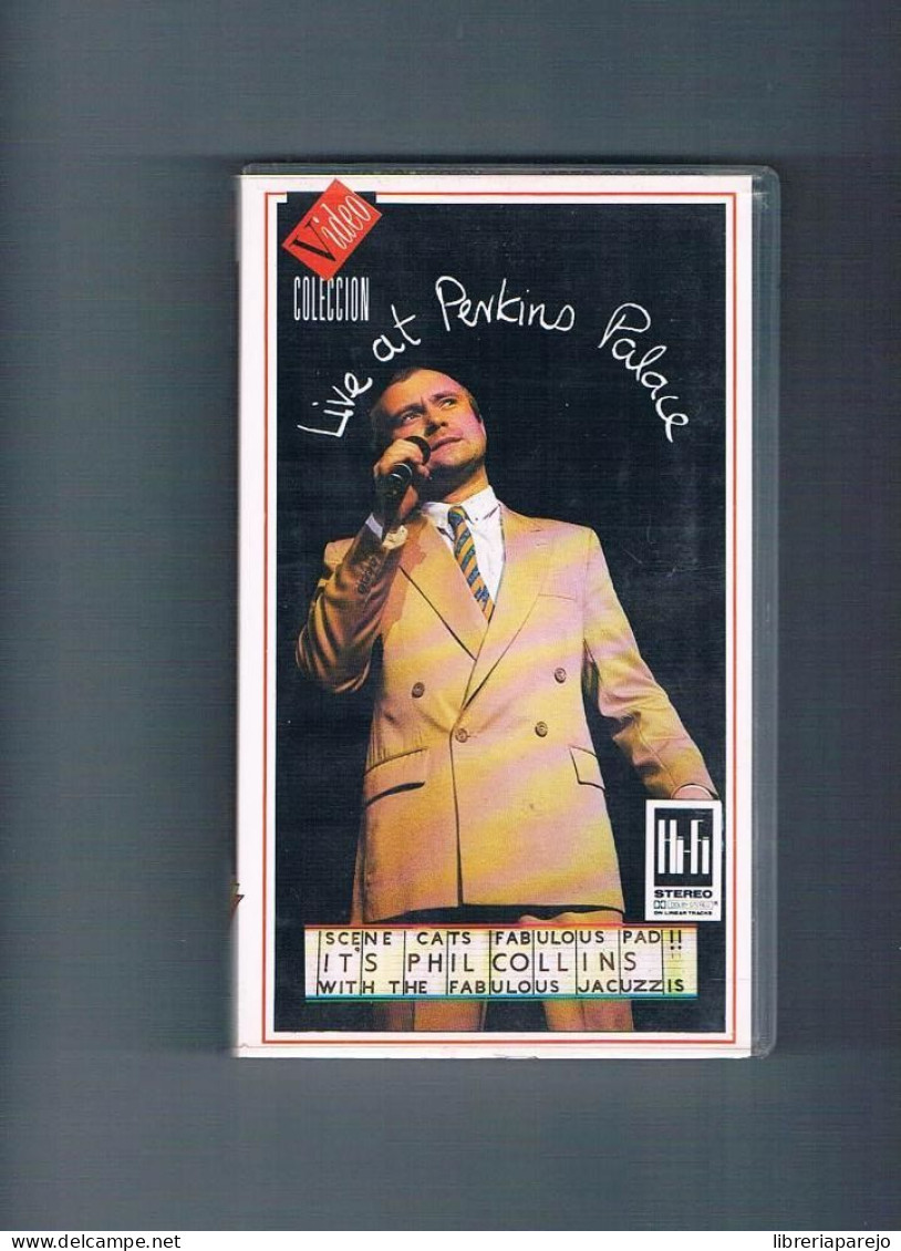 VÍDEO VHS LIVE AT PERKINS PALACE PHIL COLLINS - Altri & Non Classificati