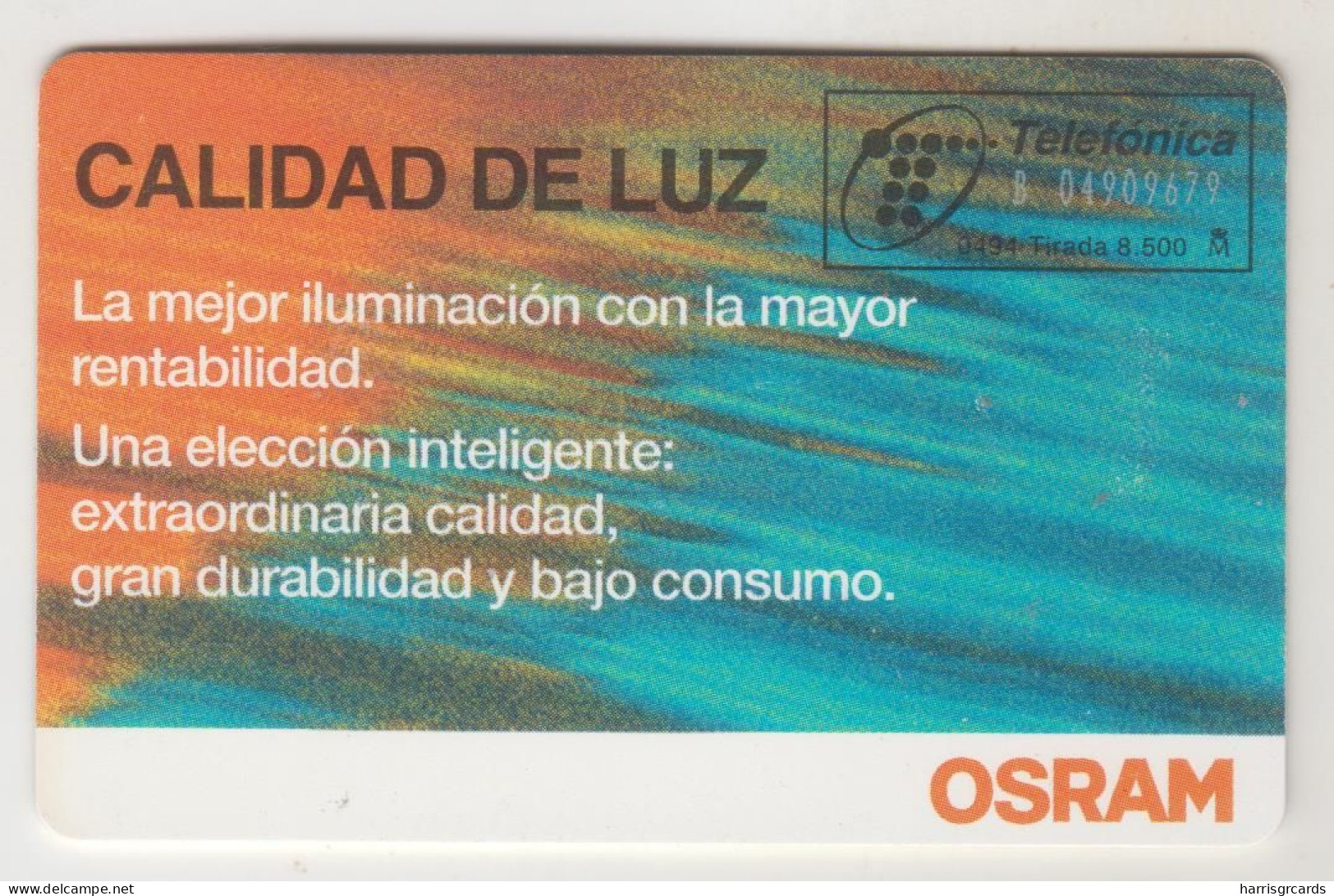 SPAIN - Osram Ii, P-053, 04/94, Tirage 8.500, Used - Privatausgaben