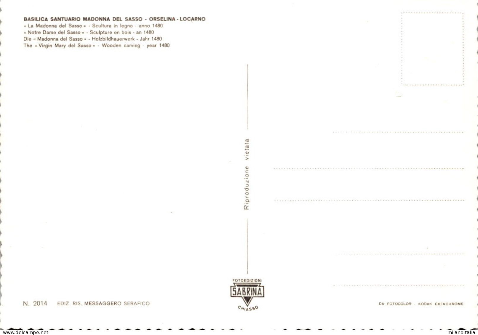 Santuario Madonna Del Sasso - Orselina-Locarno - "La Madonna Del Sasso" (2014) - Orselina