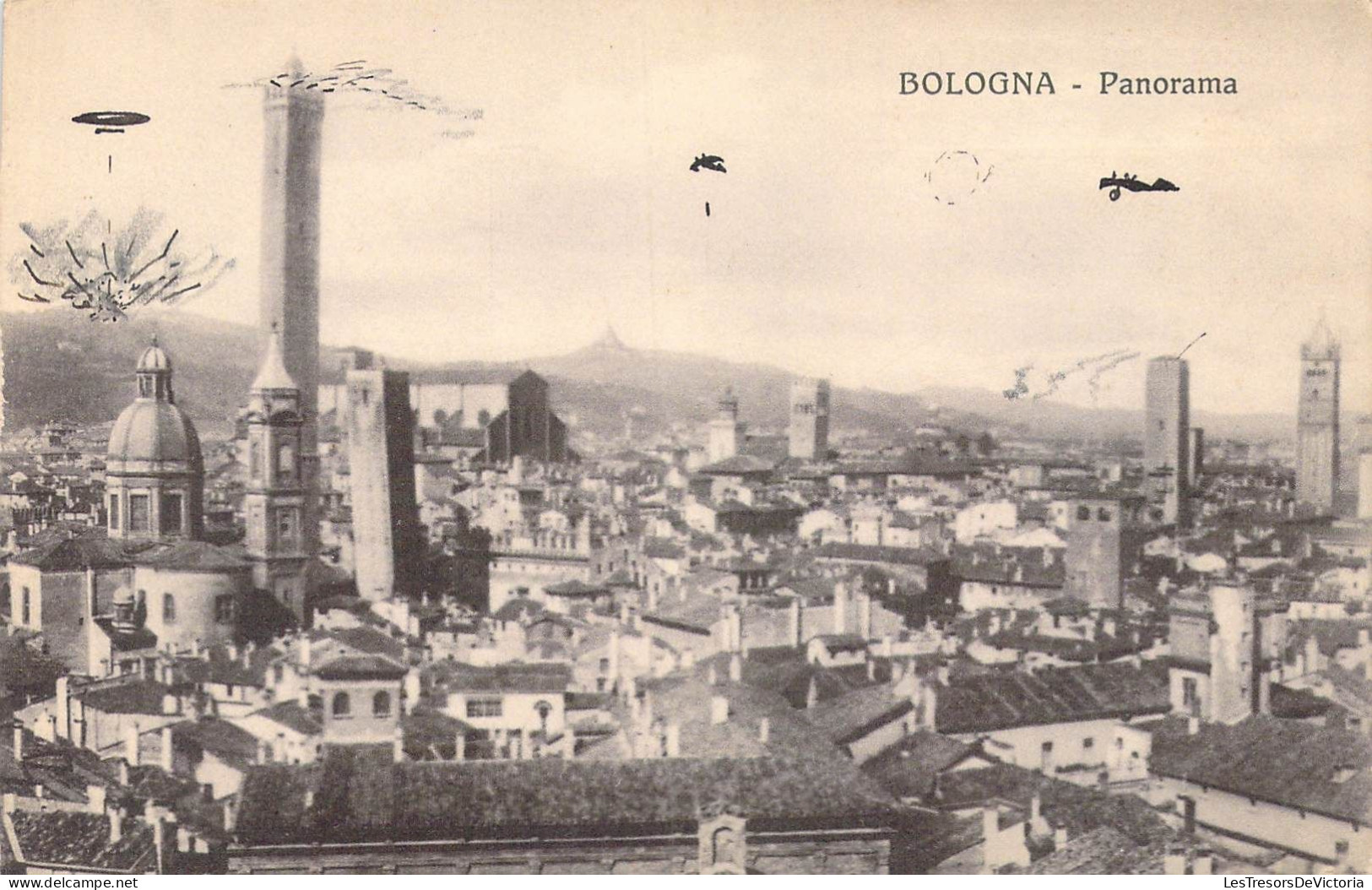 ITALIE - Bologna - Panorama - Carte Postale Ancienne - Bologna