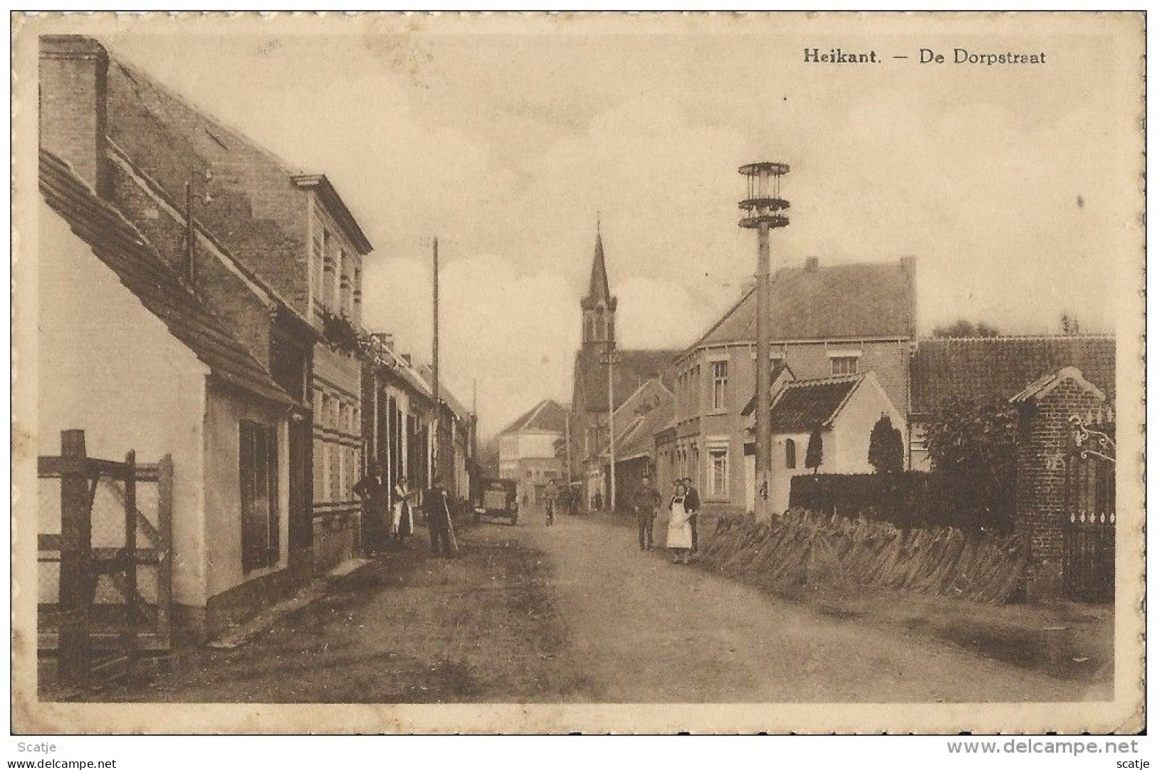 Heikant  -  De Dorpstraat  -  Zele;  1934 - Zele