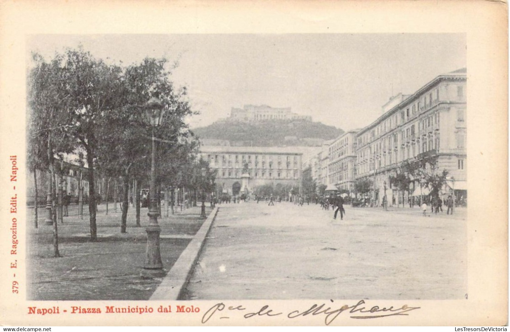 ITALIE - Napoli - Piazza Municipio Dal Molo - Carte Postale Ancienne - Napoli (Neapel)