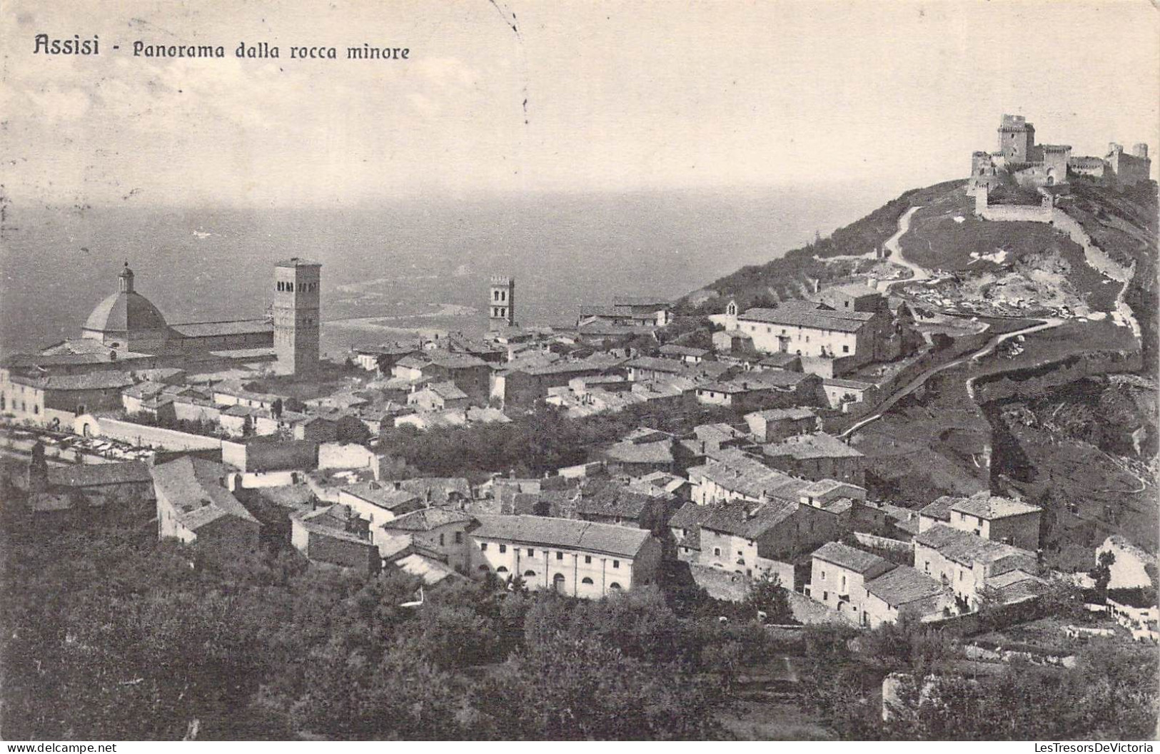 ITALIE - Assisi - Panorama Dalla Rocca Minore - Carte Postale Ancienne - Sonstige & Ohne Zuordnung