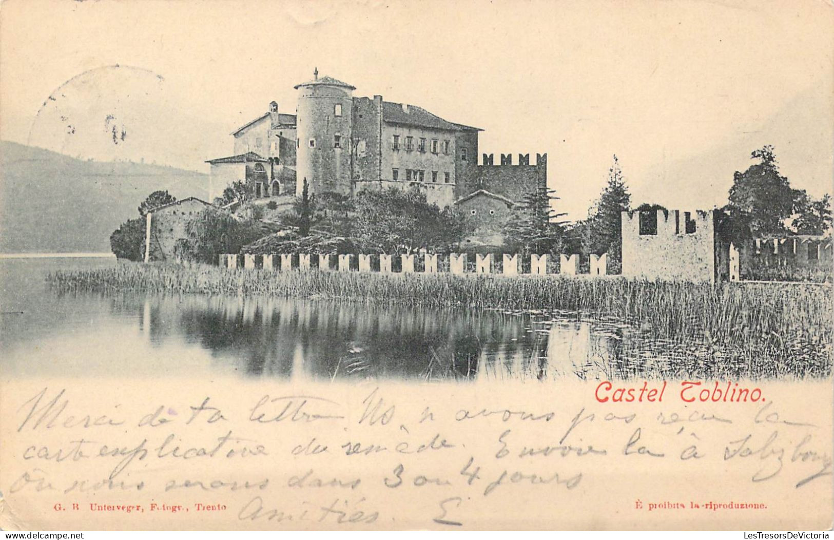 ITALIE - Castel Toblino - Carte Postale Ancienne - Otros & Sin Clasificación