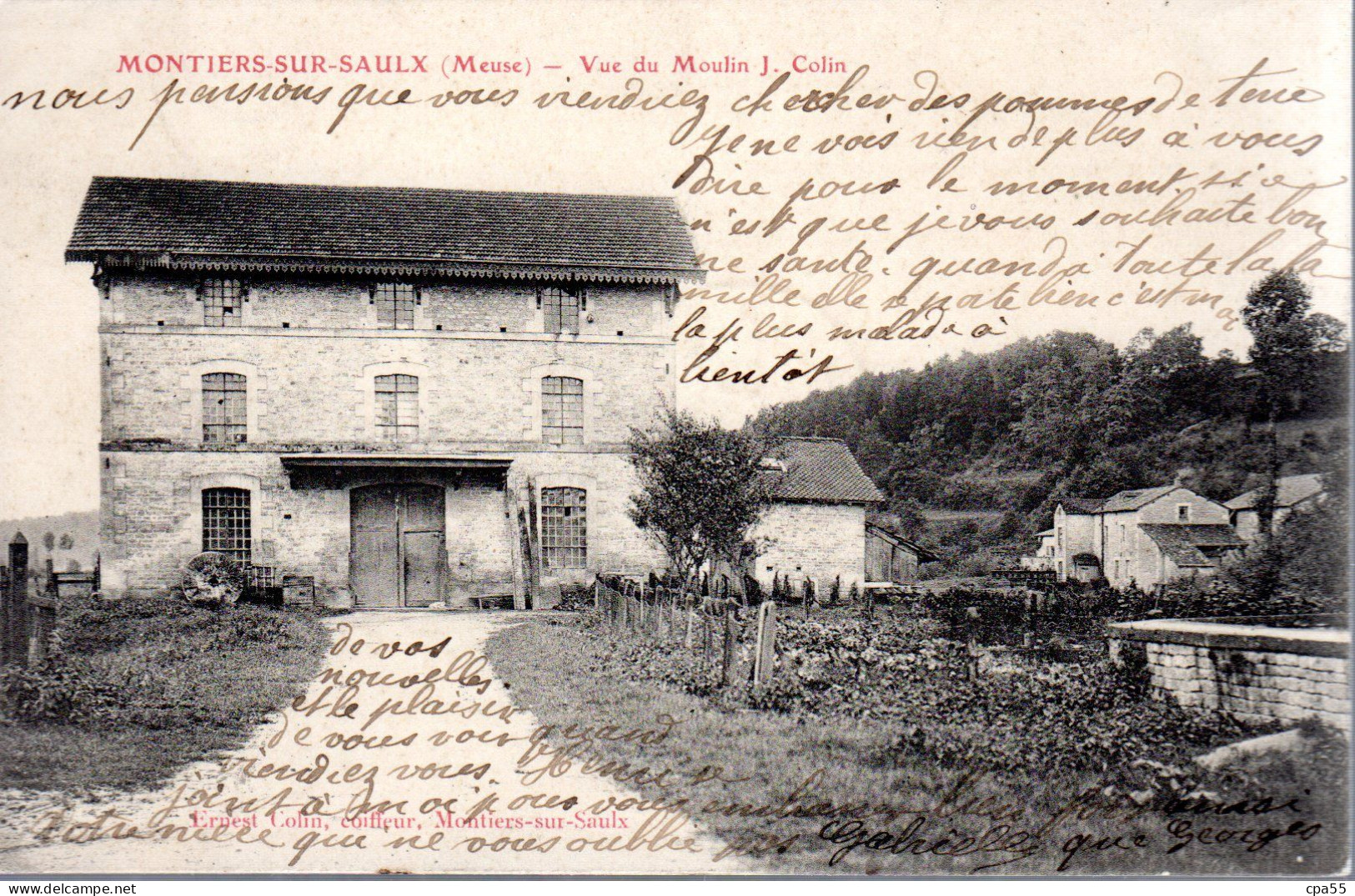 MONTIERS SUR SAULX  -  Vue Du Moulin J. Colin - Montiers Sur Saulx