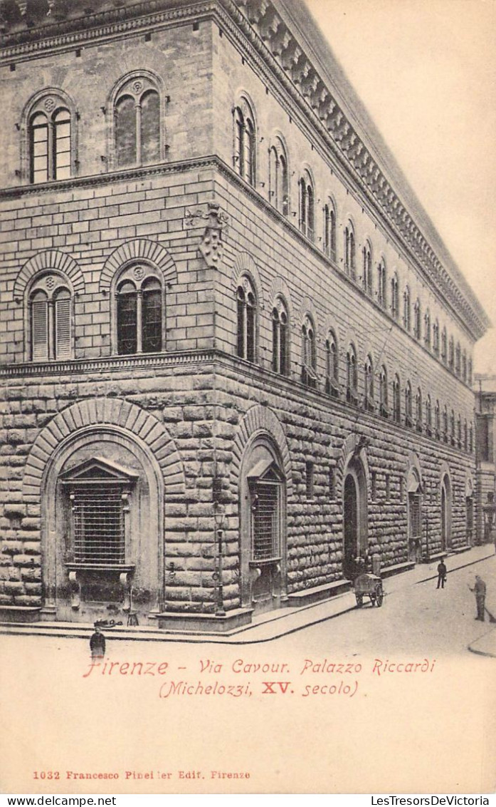 ITALIE - Firenze - Via Cavour, Palazzo Ricardi - Carte Postale Ancienne - Firenze