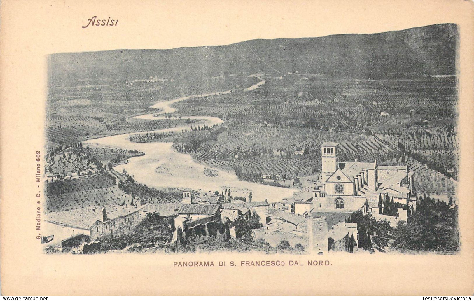 ITALIE - Assisi - Panorama Di S. Francesco Dal Nord - Carte Postale Ancienne - Sonstige & Ohne Zuordnung