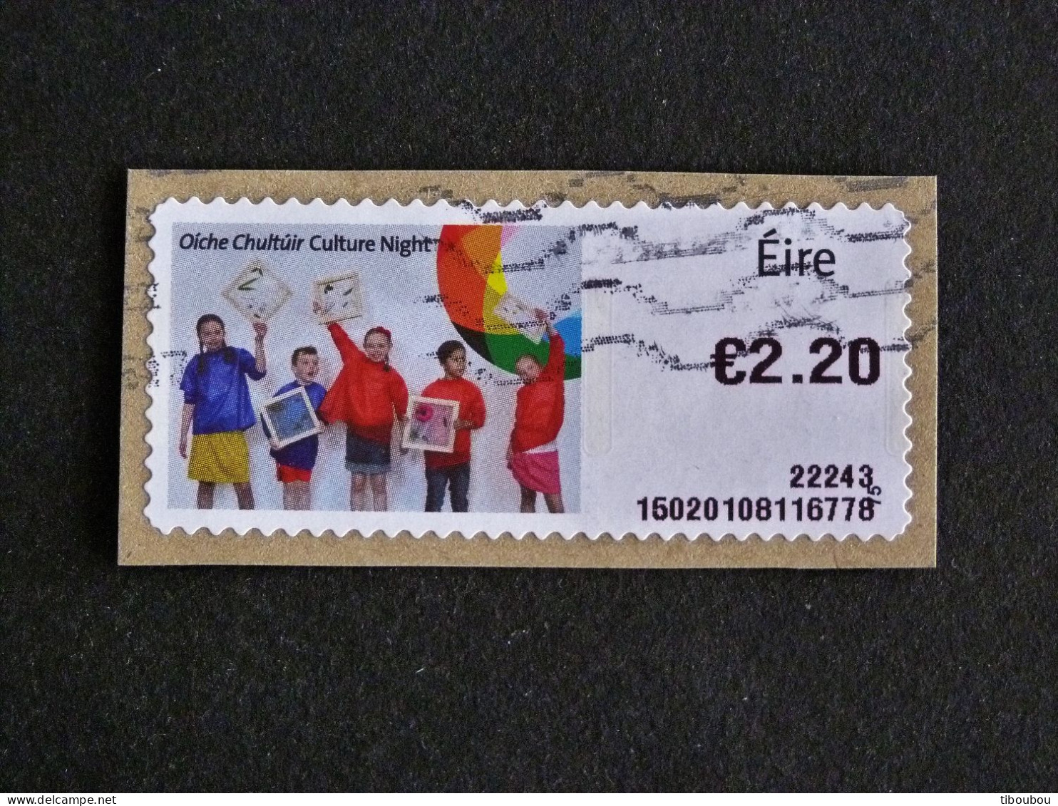 ***** IRLANDE IRELAND EIRE DIRIBUTEUR OBLITERE - CULTURE NIGHT / NUIT DE LA CULTURE - Used Stamps