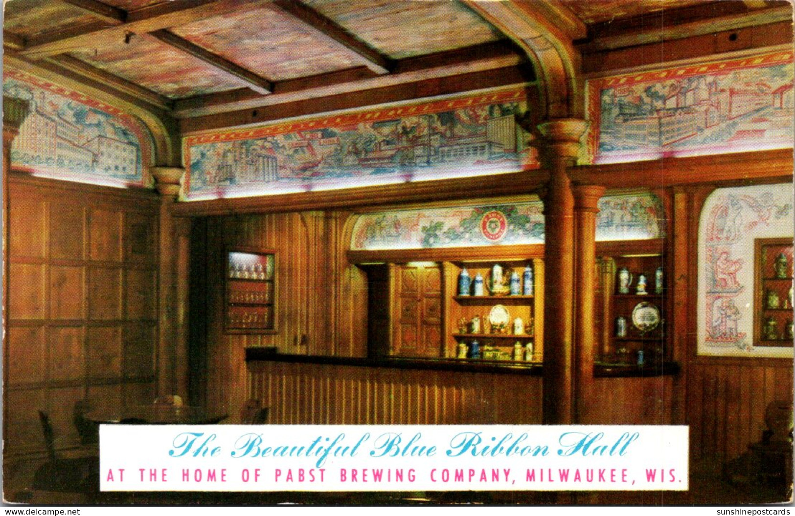 Wisconsin Milwaukee Pabst Brewing Company The Blue Ribbon Hall 1962 - Milwaukee