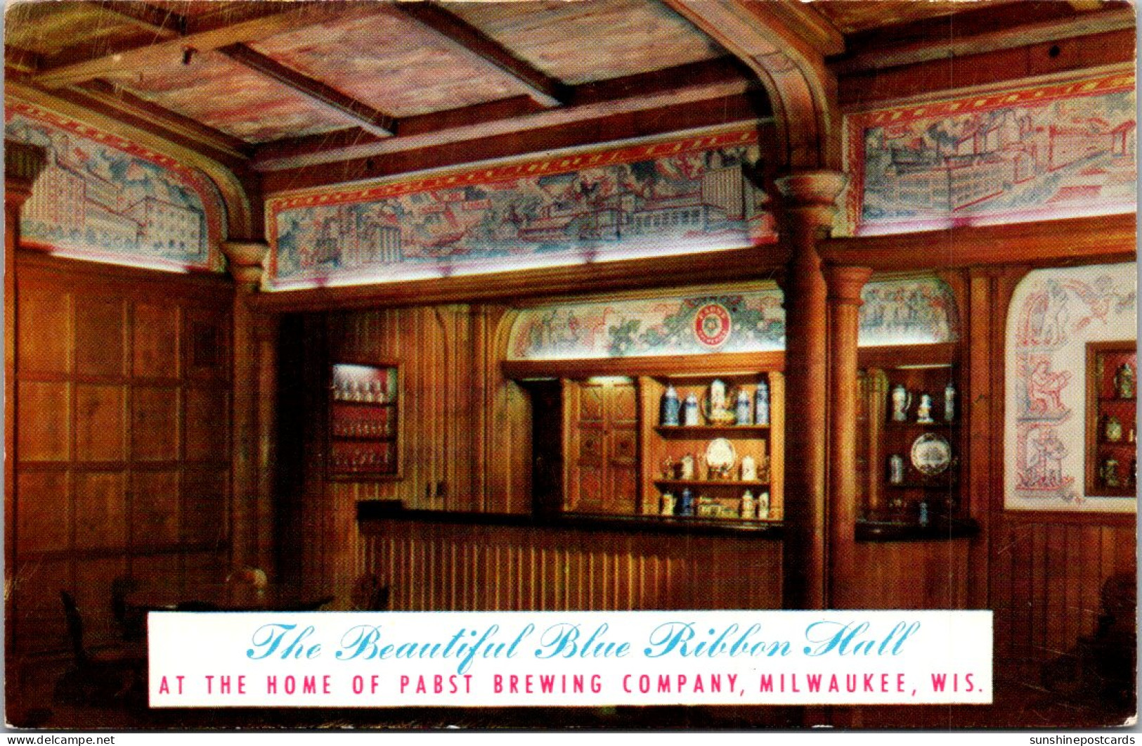 Wisconsin Milwaukee Pabst Brewing Company The Blue Ribbon Hall 1967 - Milwaukee