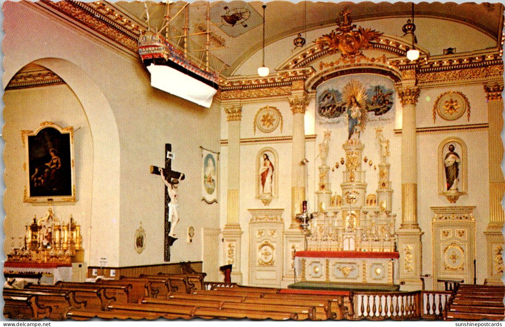 Canada Quebec Notre-Dame-Des-Victoires Interior Of Church - Québec - La Cité