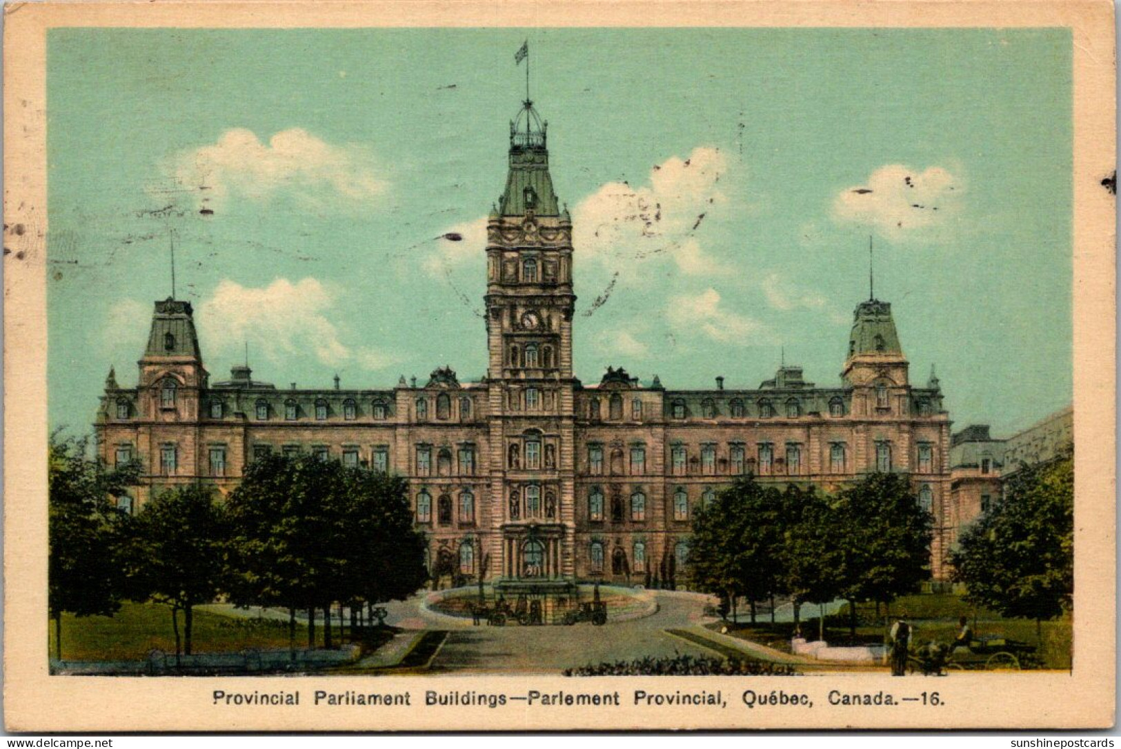 Canada Quebec Provincial Parliament Building 1935 - Québec - La Cité