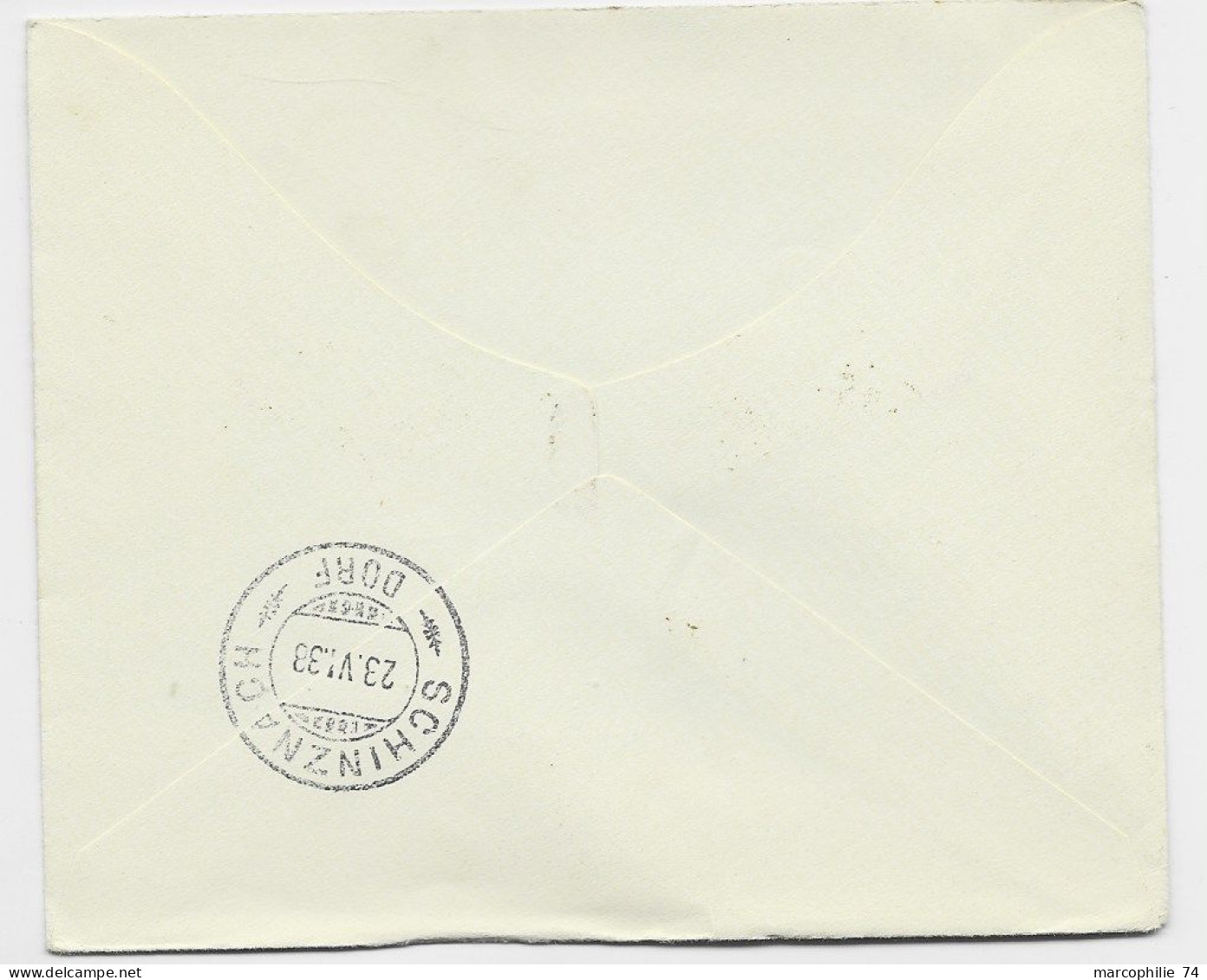 GUYANE 20+30C LETTRE COVER ILES DU SALUT 31.5.1938 GUYANE FRANCAISE POUR SUISSE - Brieven En Documenten