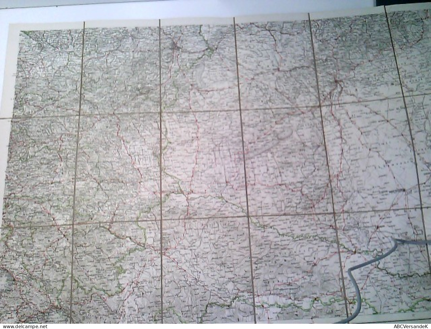 Oesterreich (mehrfach Gefaltete Landkarte) Und Umgebung Mit Triest. Blatt 6. - Andere & Zonder Classificatie