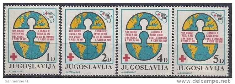YUGOSLAVIA Postage Due 84-87,unused,red Cross - Impuestos