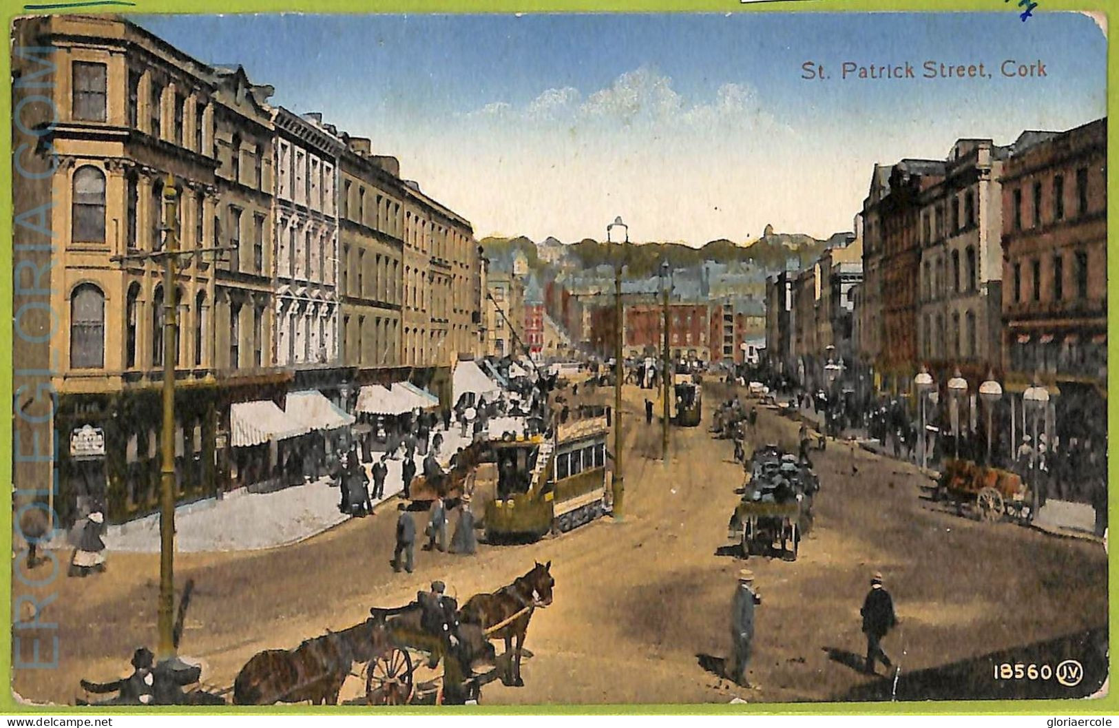 Ac9209 - IRELAND - VINTAGE POSTCARD -   Cork, St.Patrick Street - Cork