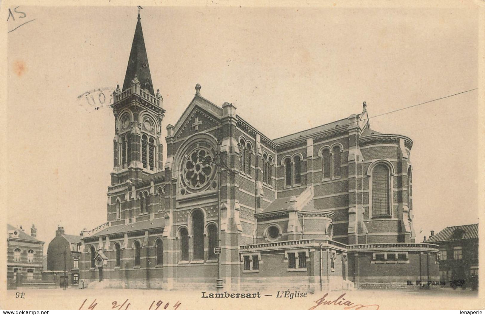 C3694 LAMBERSART L'église - Lambersart