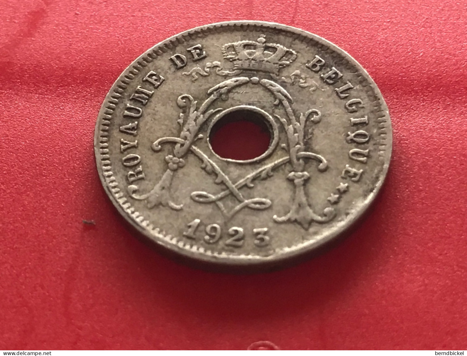 Münze Münzen Umlaufmünze Belgien 5 Centimes 1923 Belgique - 5 Cents