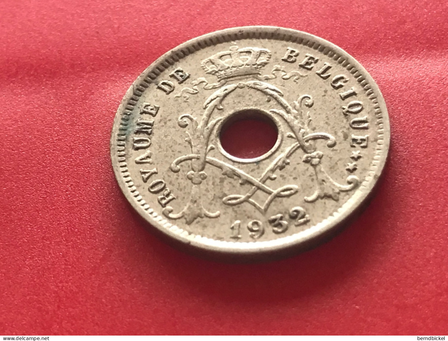 Münze Münzen Umlaufmünze Belgien 5 Centimes 1932 Belgique - 5 Cents