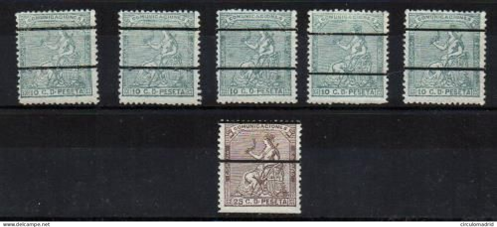 España Nº 133N Y 135M. Año 1873 - Unused Stamps