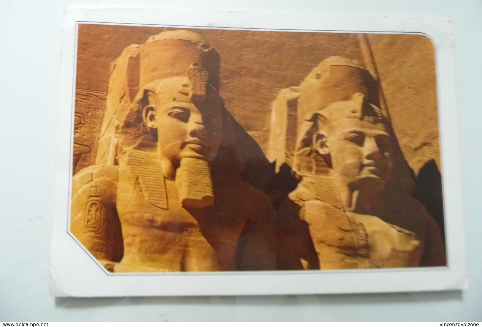 Cartolina Viaggiata "ABOU SIMBEL" 1995 - Tempels Van Aboe Simbel
