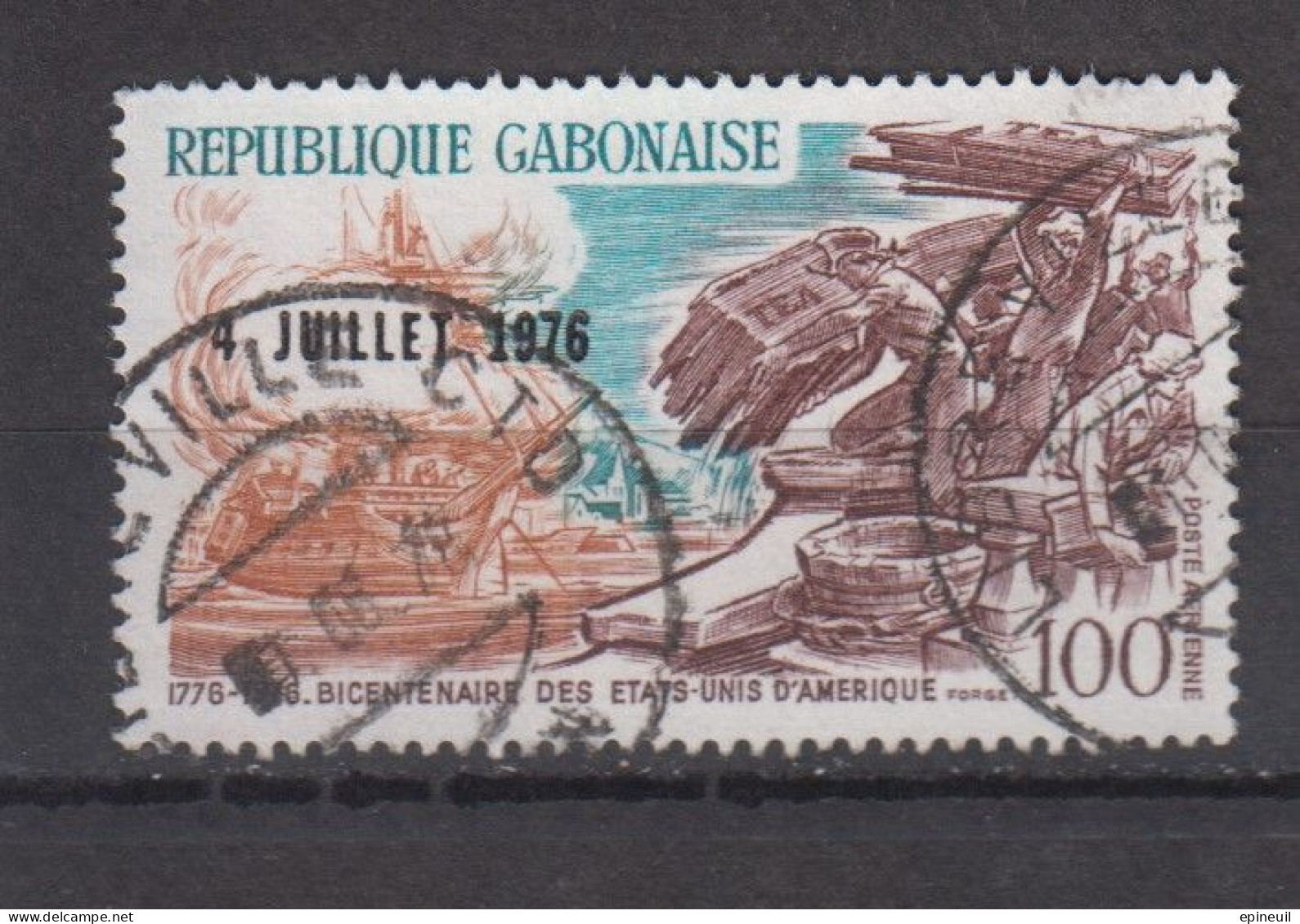 GABON ° 1976 YT N° AVION 181 - Gabon (1960-...)