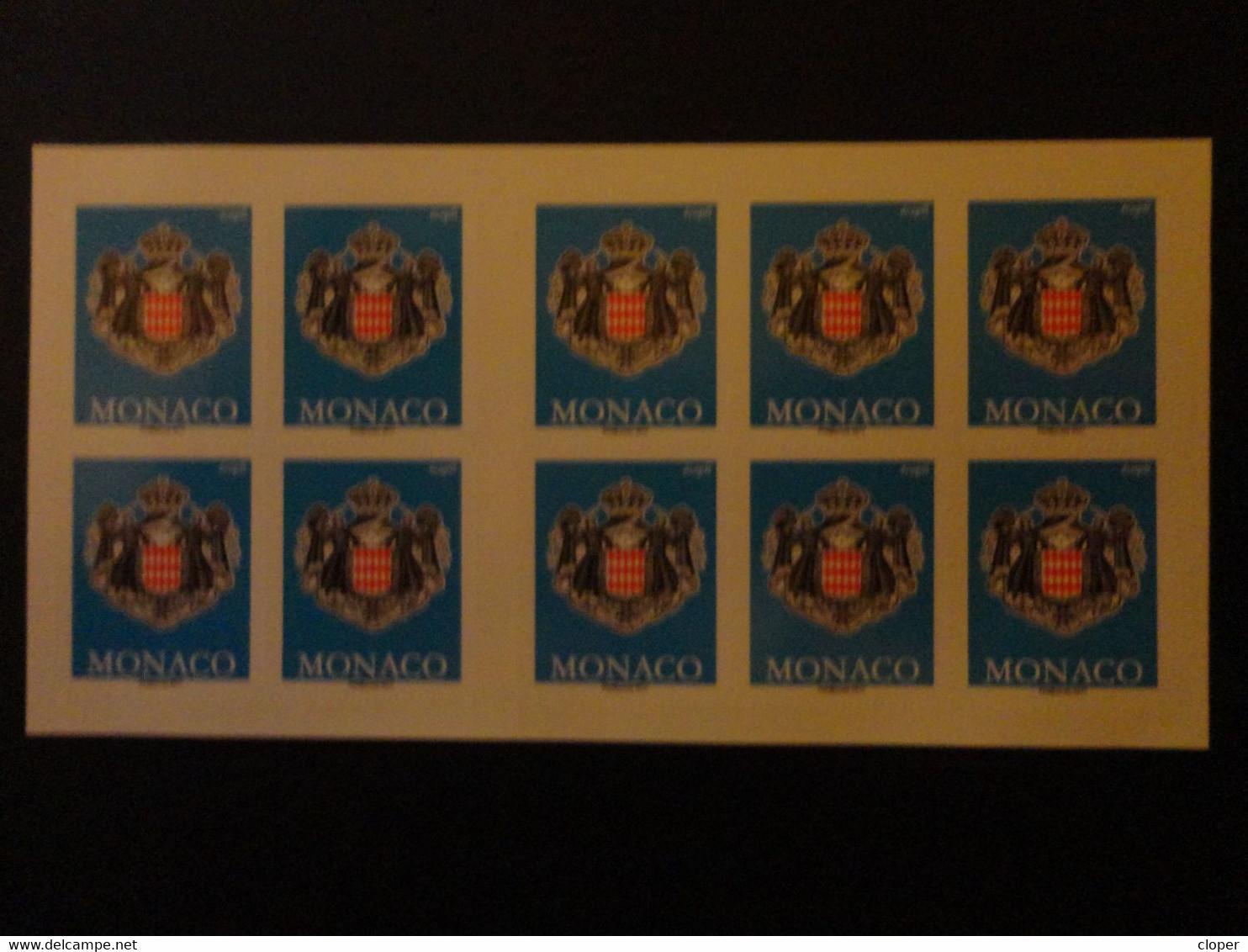 MONACO. CARNET SERIE COURANTE N° 20 - Postzegelboekjes