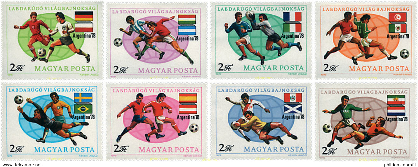 64146 MNH HUNGRIA 1978 COPA DEL MUNDO DE FUTBOL. ARGENTINA-78 - Andere & Zonder Classificatie